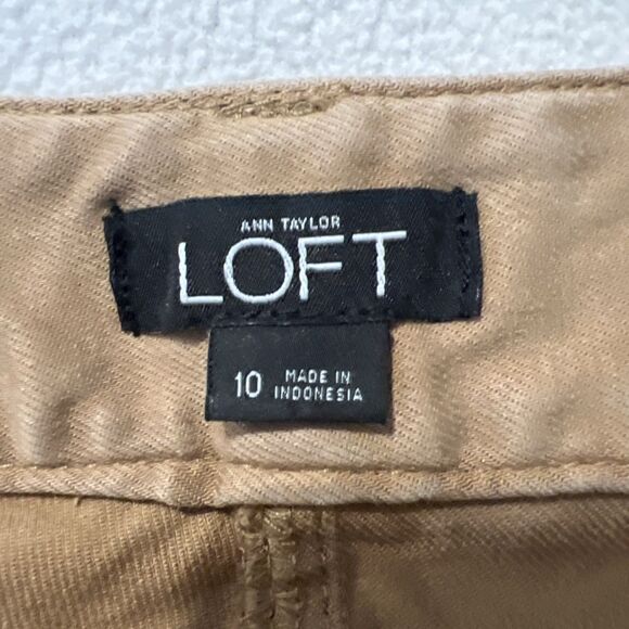 Ann Taylor Loft Tan Skinny Leg Cargo Pants Women’s Size 10 (32x28) - Picture 7 of 14